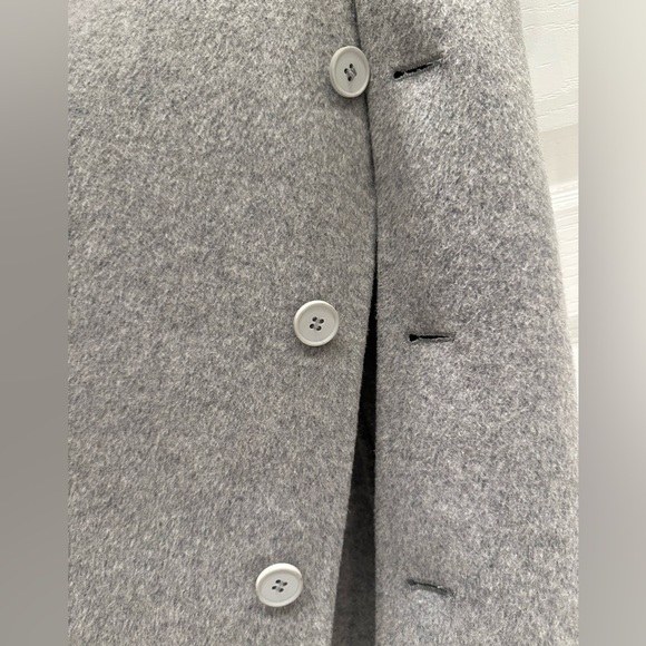 All Saints Grey Wool Belted Coat – US 4 - Picture 7 of 10
